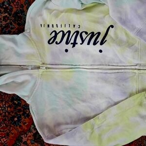 Justice zipper hoodie girls